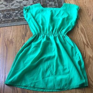 Simple Green Summer Dress